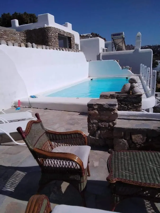 Semesterbostad 4Bd Blue Dream Mykonos Villa Mykonos Town